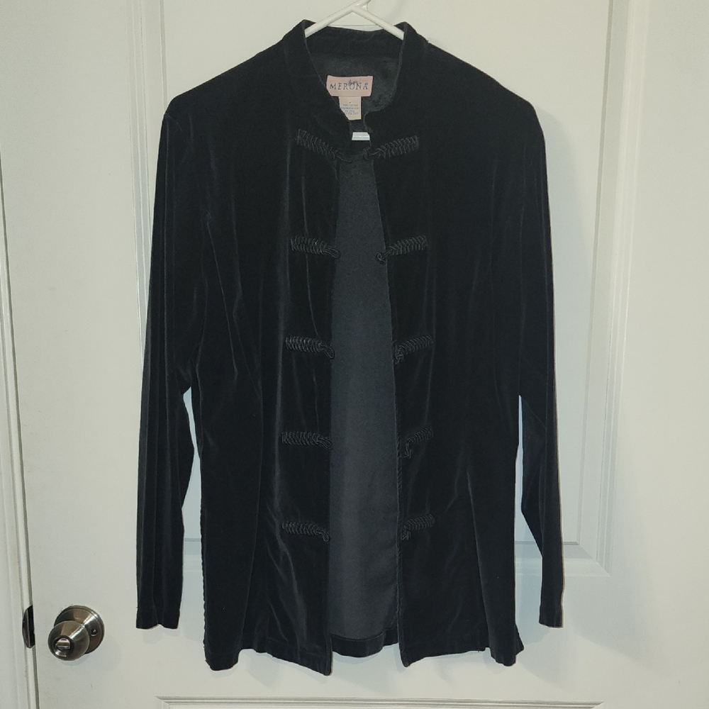 Merona Black Velvet Women's Blazer